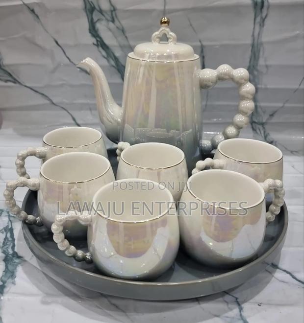 Rotating Tray Tea Set