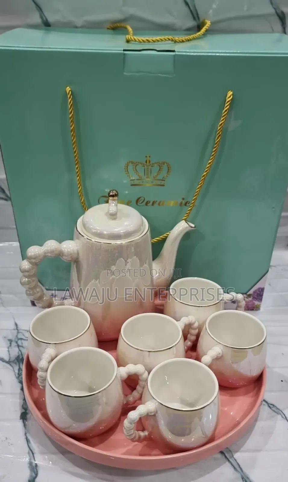 Rotating Tray Tea Set