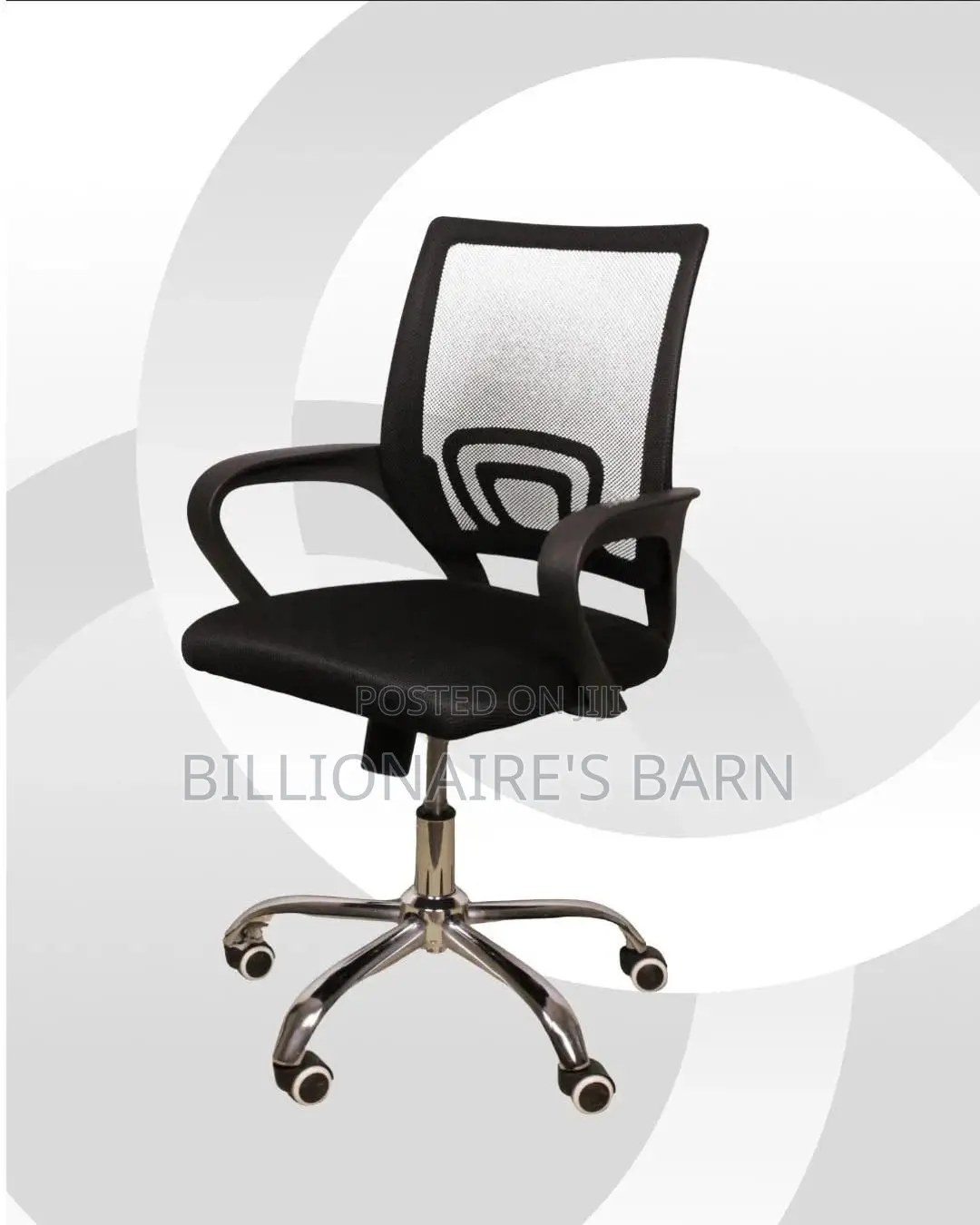 Secretarial Mesh Office Chair | Minimal High-density Foam Seat