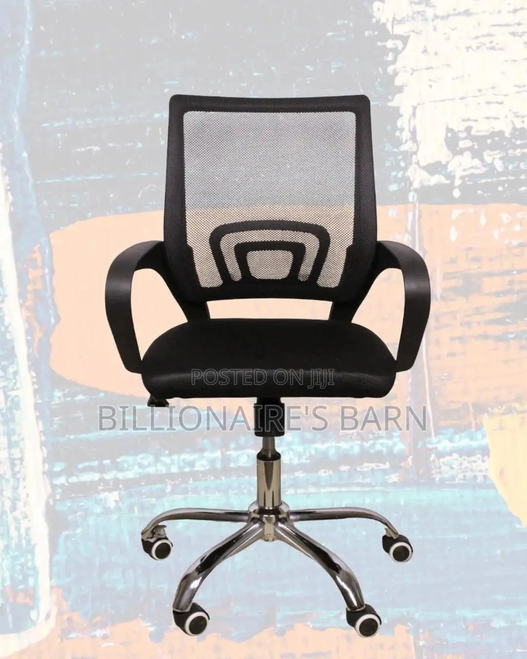 Orthopedic Secretarial Mesh Office Chair — Fits Compact Office Spaces