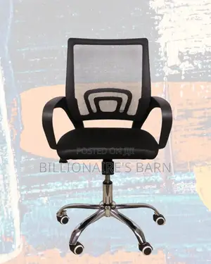 Orthopedic Secretarial Mesh Office Chair — Fits Compact Office Spaces