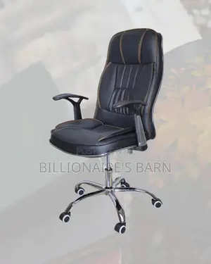 Executive Leather Office Chair (Orthopedic) — Moving Fast