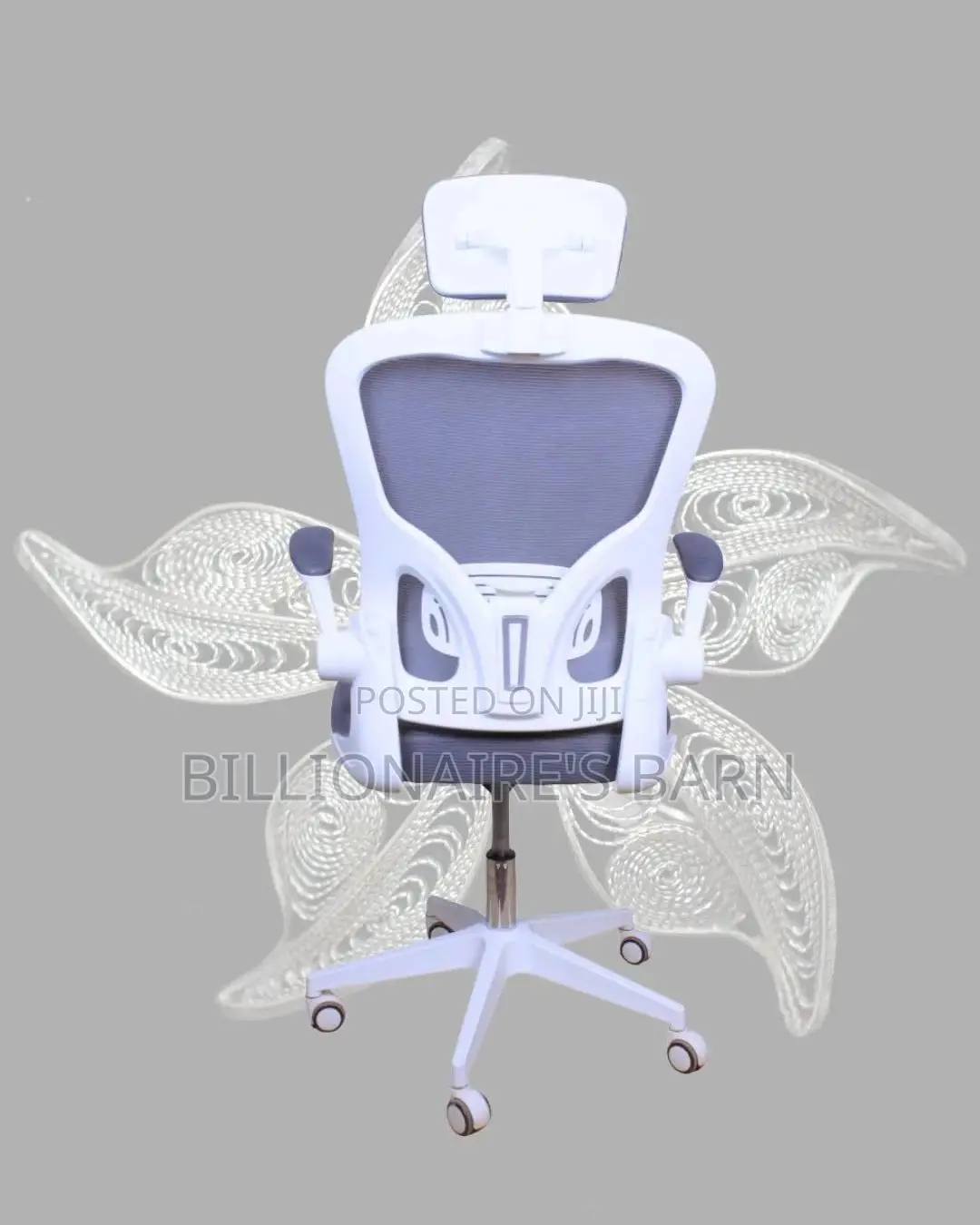 White Ergonomic Office Chair (New Arrival) — Restocked!