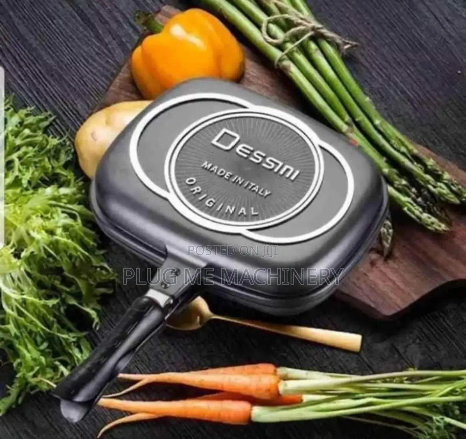 *_Dessini Double Grill Pan*
 *36cm 
*Original Greyish Colour*