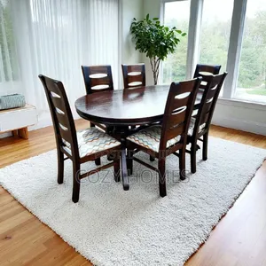 Dinin Set a Rich Wooden 6 Seater Dining Set Ready Made