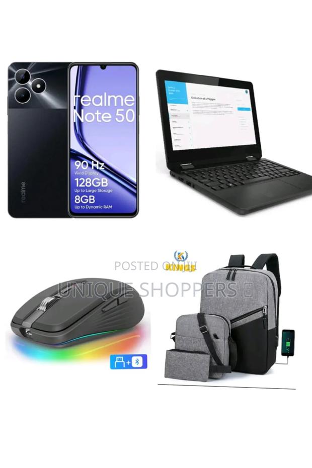 Quality 4 Item Offer Phone, Laptop,Bag and Mouse