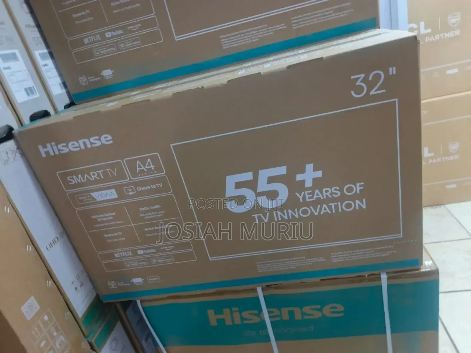 A4series 32inch Hisense Smart Android Frameless Tv