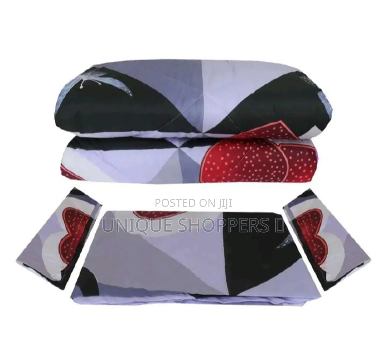 Quality 5*6 Duvet With Bedsheet and 2 Pillows Case)