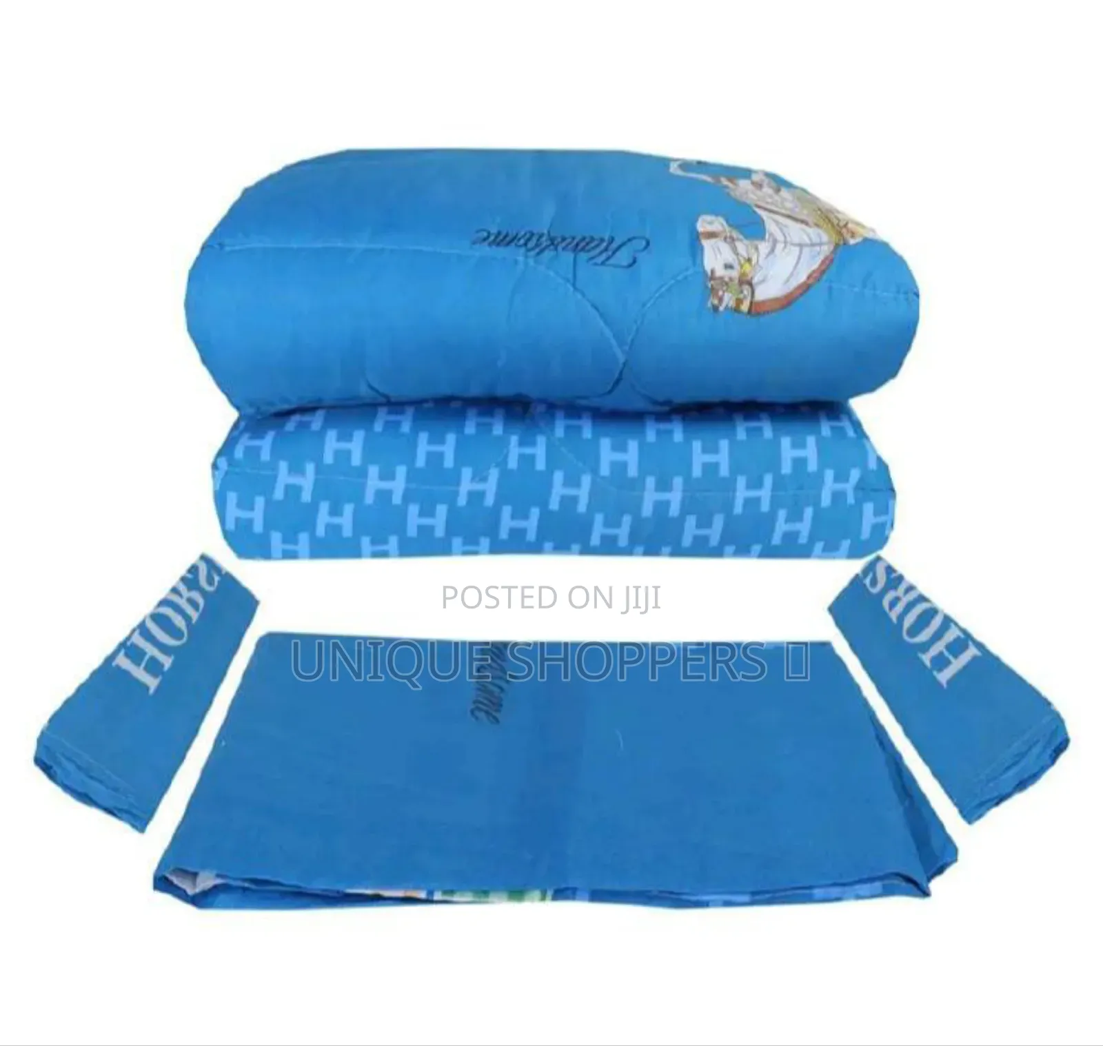 Quality 5*6 Duvet With Bedsheet and 2 Pillows Case)