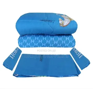 Quality 5*6 Duvet With Bedsheet and 2 Pillows Case)