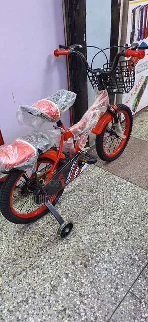 Red Bike Size 16 With Front Basket