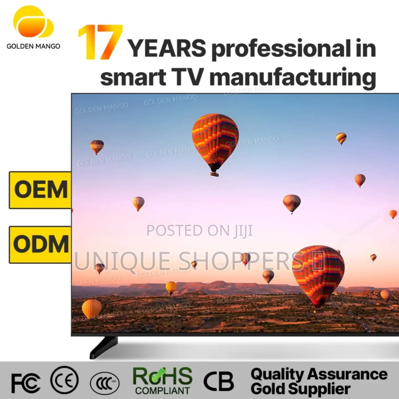 39,999/= Crazy Sale Hikers 55'' Frameless Android Smart Led Tv -