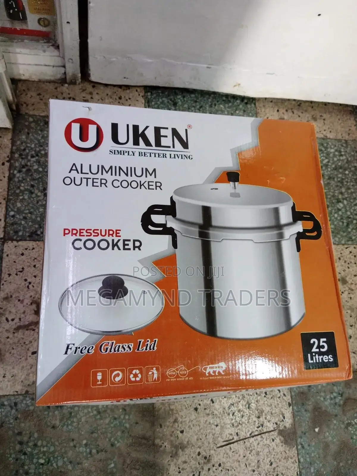 25 LTR Pressure Cooker/Uken Aluminium Pressure Cooker Commercial