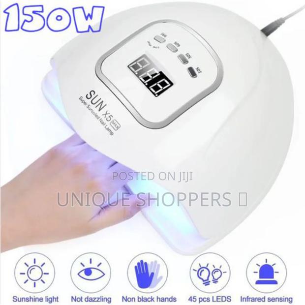 150w Led Uv Gel Polish Dryer Lamp Light Machine 4 Timer Nail Drier
