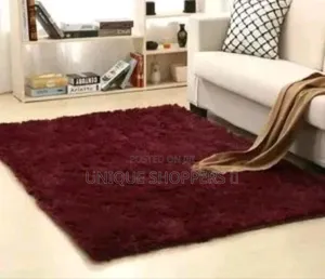 Plain Fluffy Carpet Available 5*8