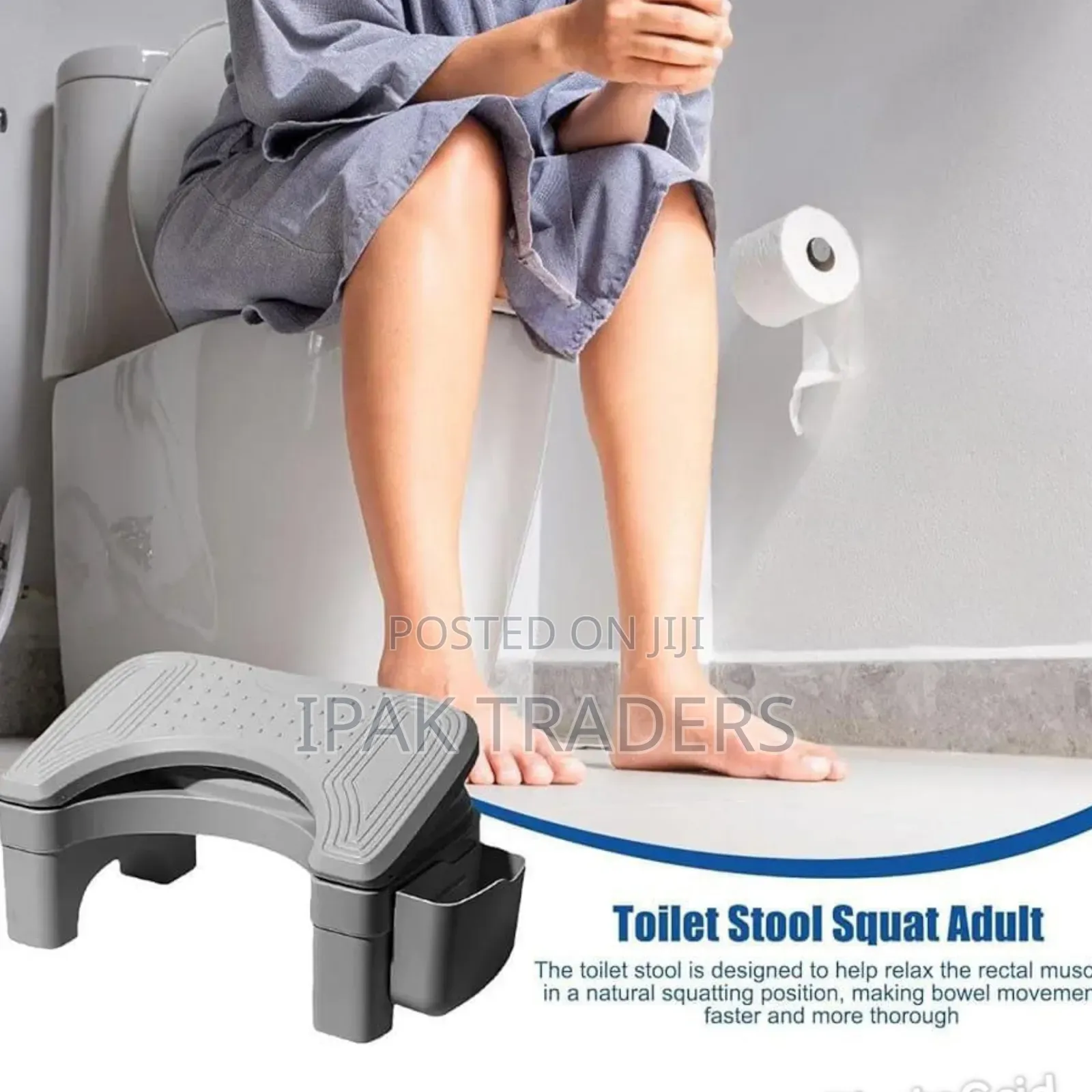 *Ergonomic Foldable / Adjustable Footrest With Storage Space