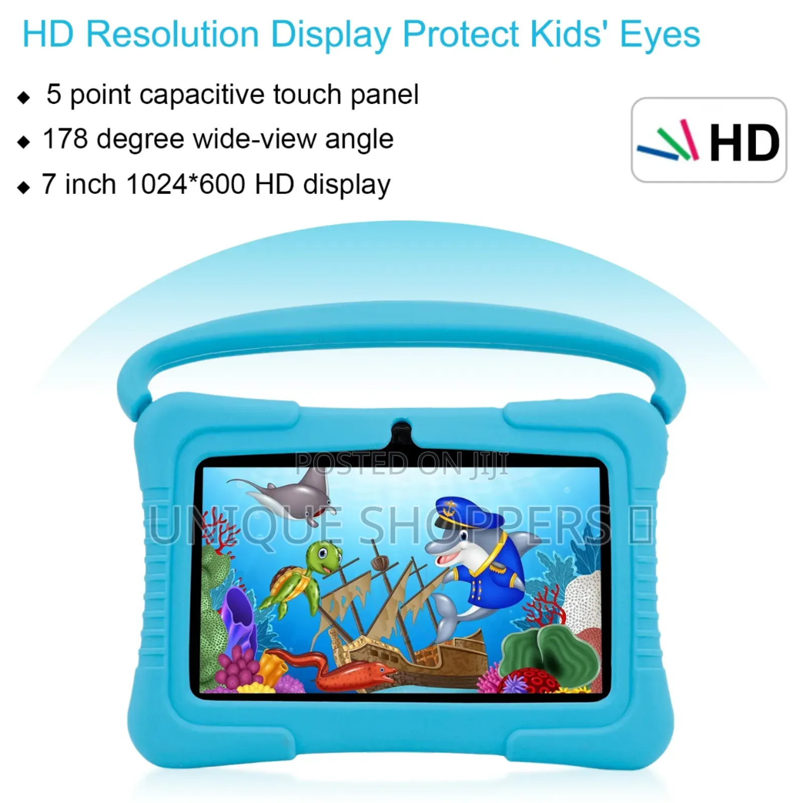 Redbeat B1 Kids Tablet, 7-inch Hd, 2gb Ram/32gb Rom, Android 11,