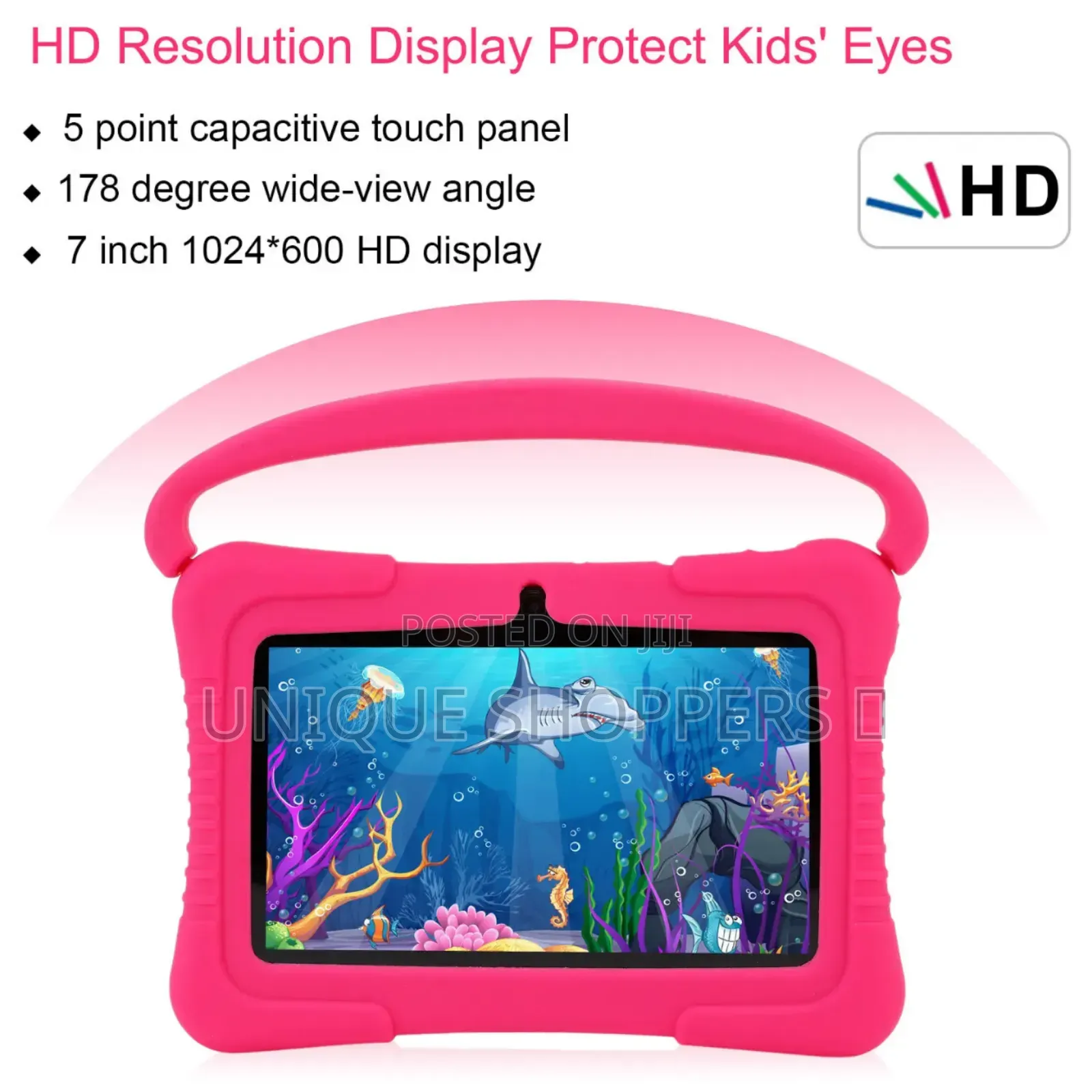Redbeat B1 Kids Tablet, 7-inch Hd, 2gb Ram/32gb Rom, Android 11,