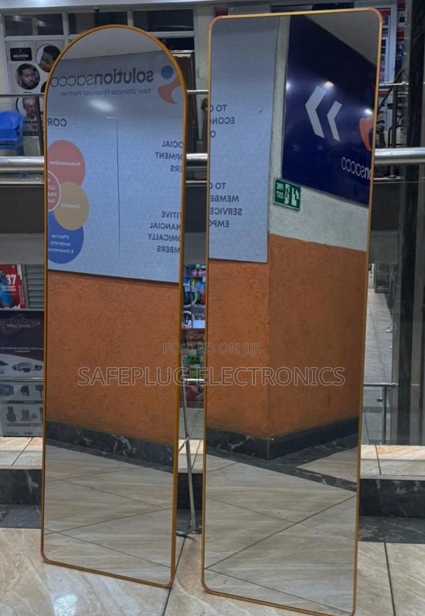 Golden Decorative Effect Frame - Long Dressing Mirror 36cm - main view