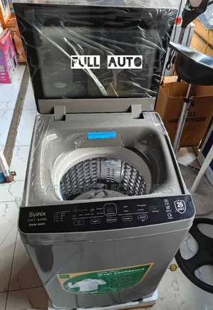 8kg - Syinix Topload Full Automatic Wash Dry Washing Machine
