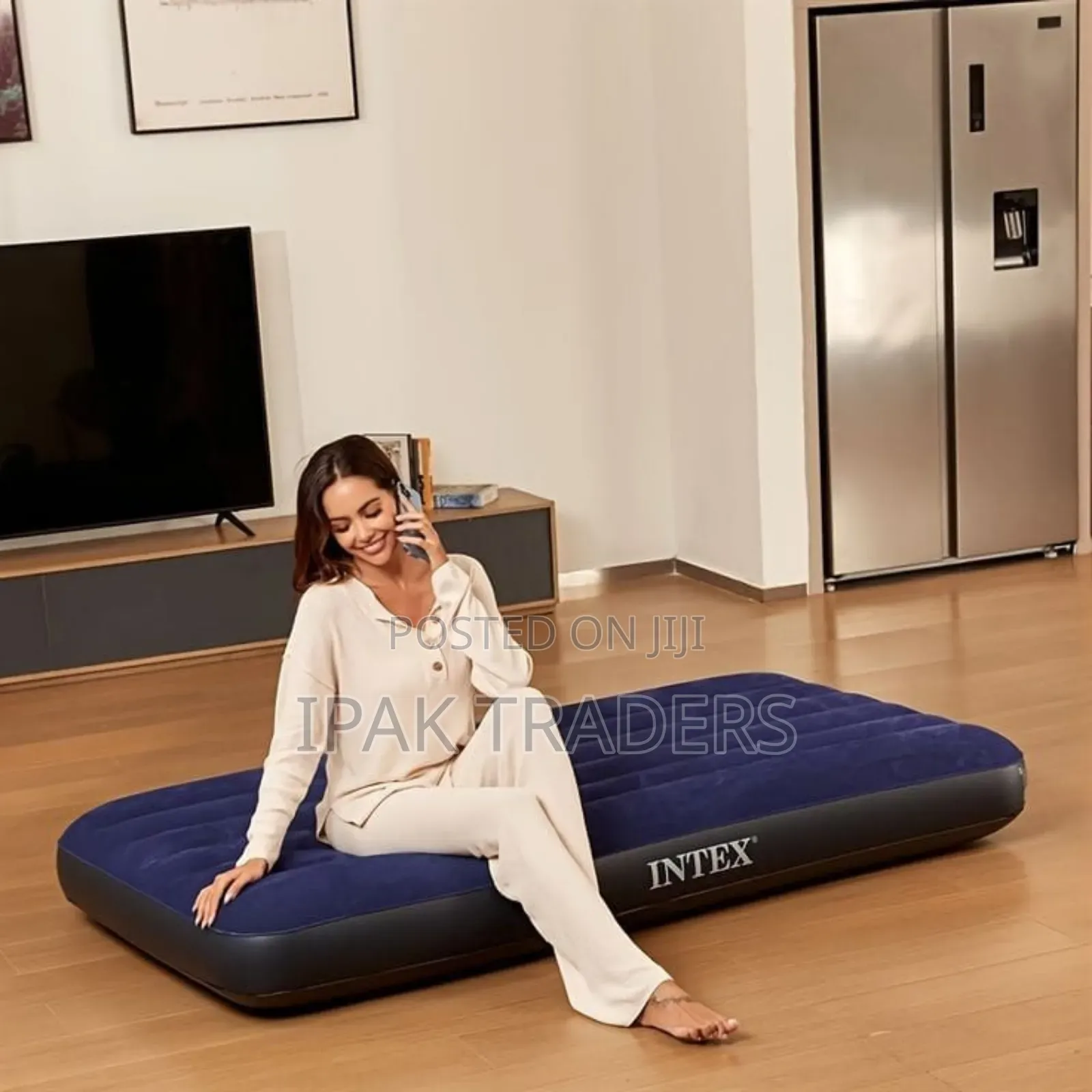 Intex Inflatable Mattress With Free Electric Pump 
 *5*6
