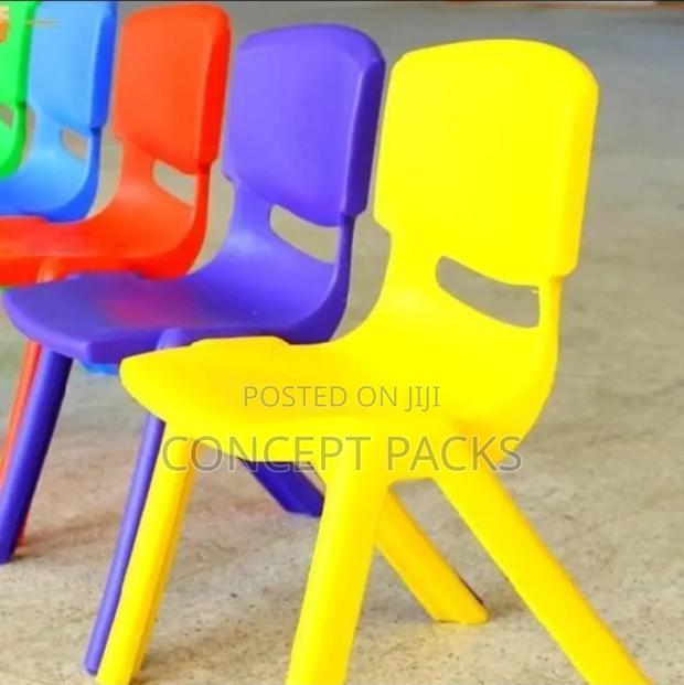 Colorful Kindergarten Plastic Chairs - thumbnail 3