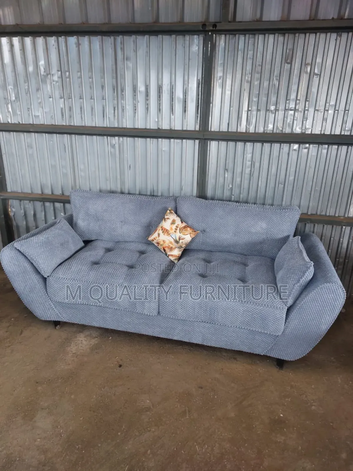 Gray Butterfly 3 Seater Indoor Seat