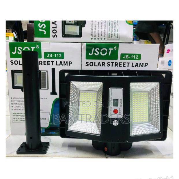 Js 112200w Solar Street Light With Pole - main view