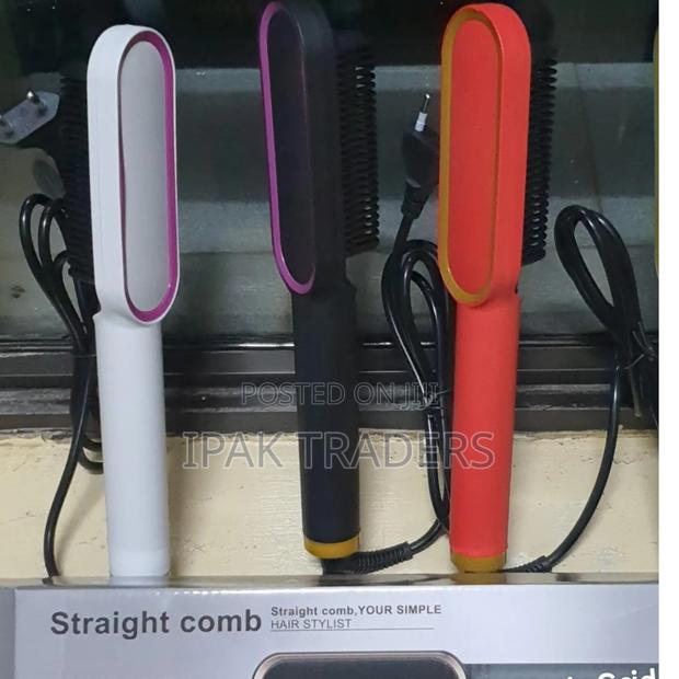 Electric Hair Straight Comb With Temperature Control* - main view