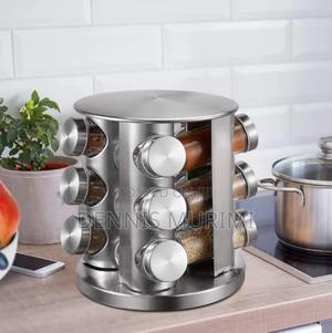 *Rotating Spice Carousel Stainless Steel - thumbnail 2