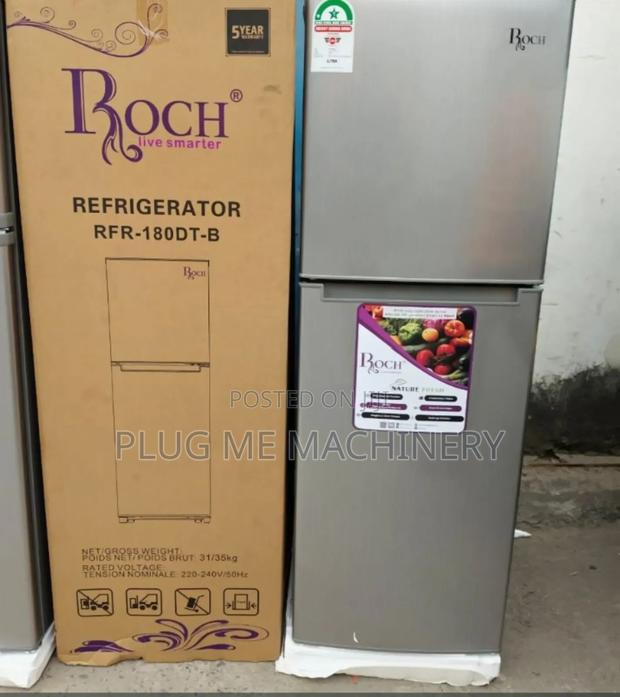 Roch 134 Litres RFR-180dt-B Double Door Refrigerator