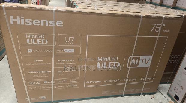 Hisense 75” Miniled Uled Frameless -75u7(2025 - thumbnail 2