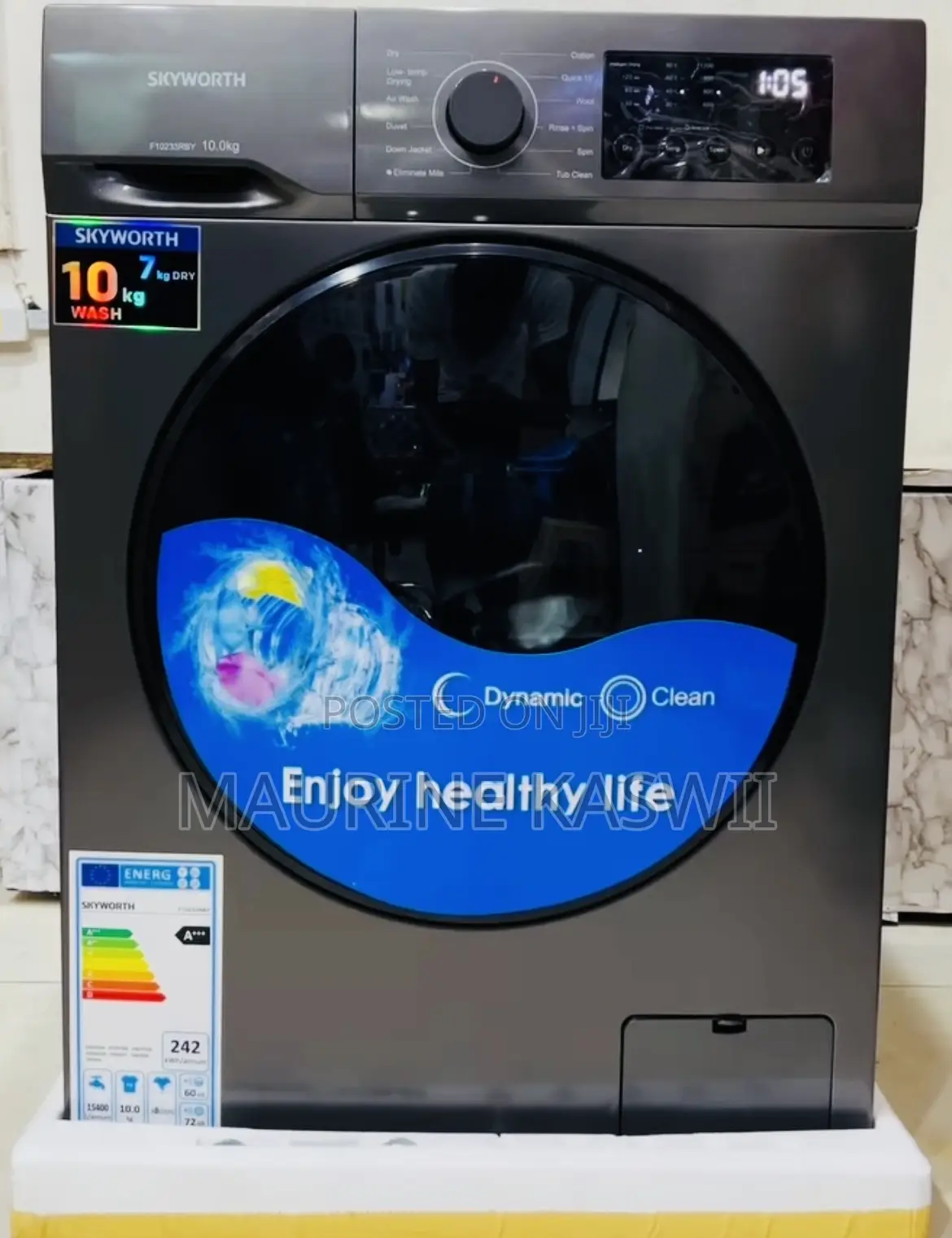 Skyworth 10 Kg Washer/7kg Dryer Automatic Front Machine