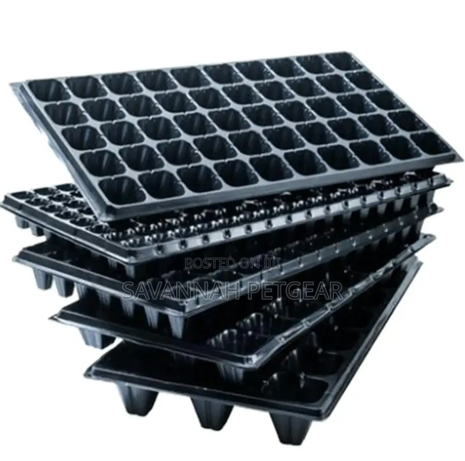 Heavy Duty Plastic Seedling Trays for Seeders - 72 Holes/Pockets