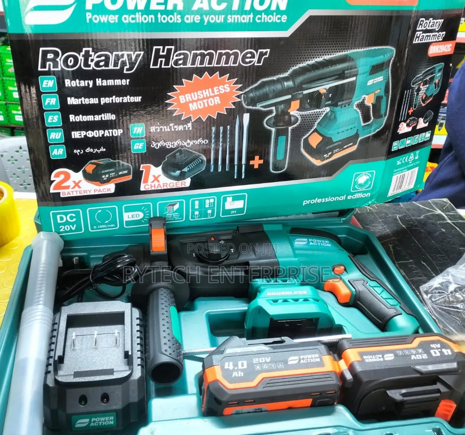 Power Action Cordless Rotary Hammer Drill
