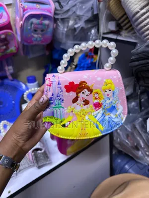 Cartoon Themed Girls Kids Sling Bags Each