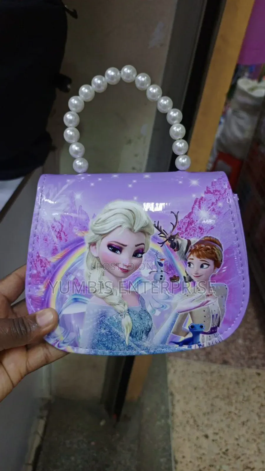 Kids Elsa Cartoon Sling Bags