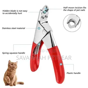 Professional Stainless Steel Pet Nail Clippers for Cats and Dogs