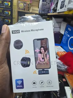 Sx20 Wireless Lavalier Mic for Vlogging Live Streaming
