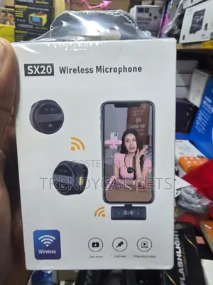 Sx20 Dual Wireless Microphone Set For Interview Recording