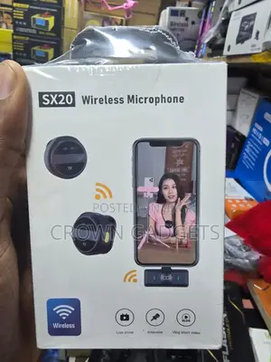 Sx20 Dual Wireless Microphone Set For Interview Recording