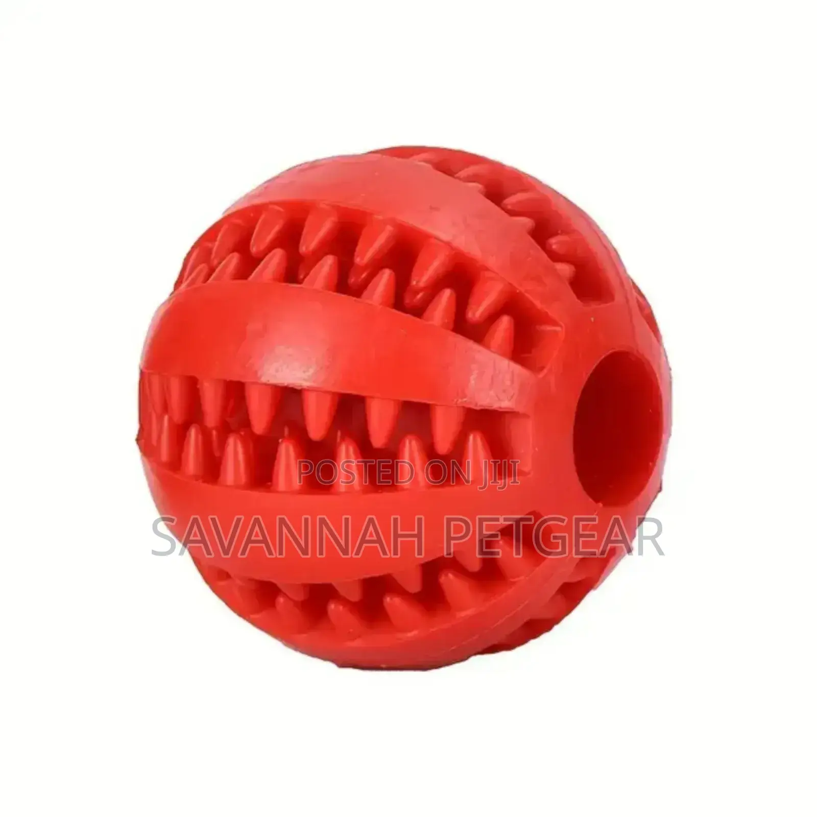 Chew Toy Ball Made of Natural Rubber for Cats and Dogs - Large Size