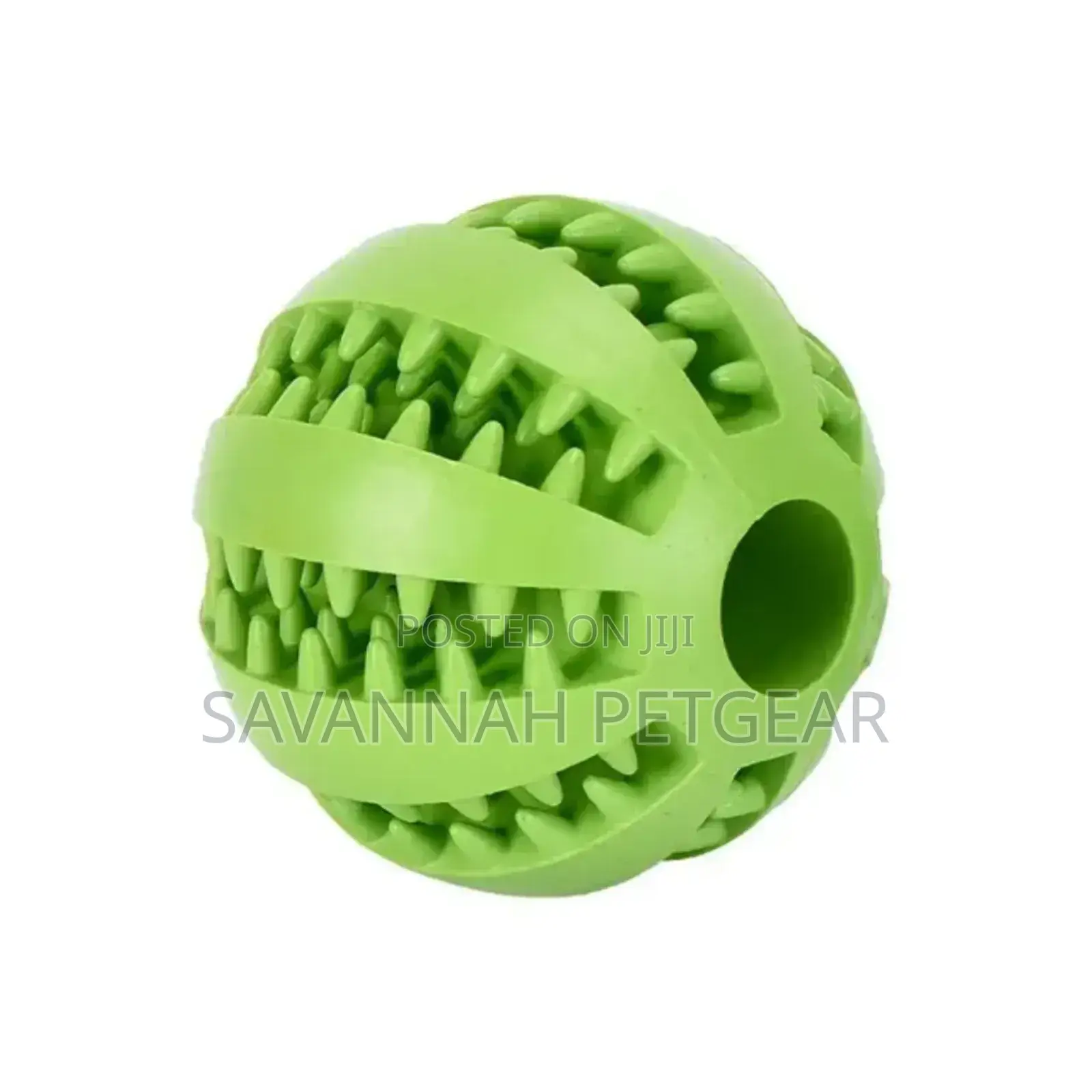 Chew Toy Ball Made of Natural Rubber for Cats and Dogs - Large Size