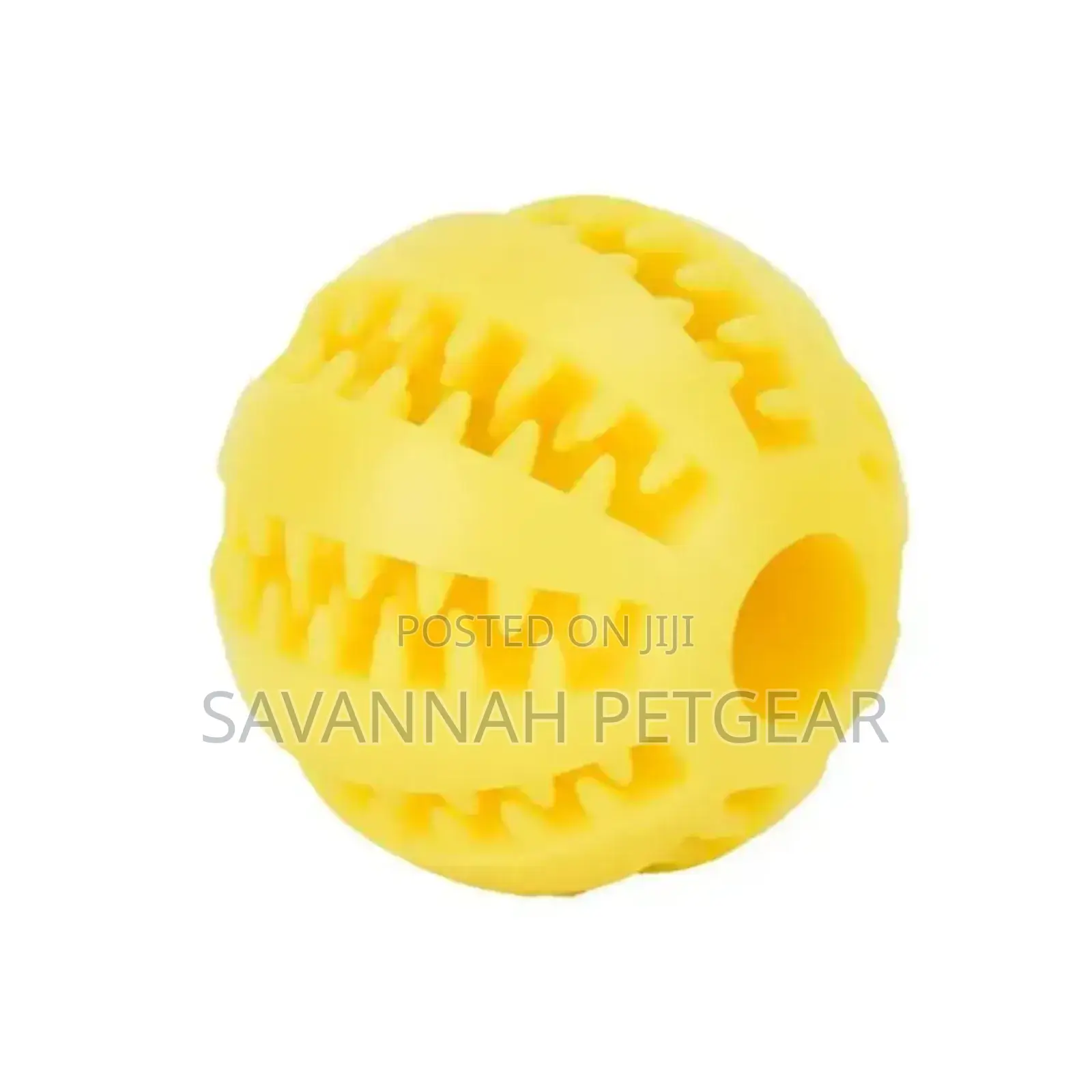 Chew Toy Ball Made of Natural Rubber for Cats and Dogs - Large Size