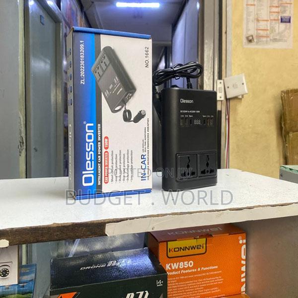 Cigarette Lighter-,Powersocket 4usb+2type-C Power Inverter12v 220v150w