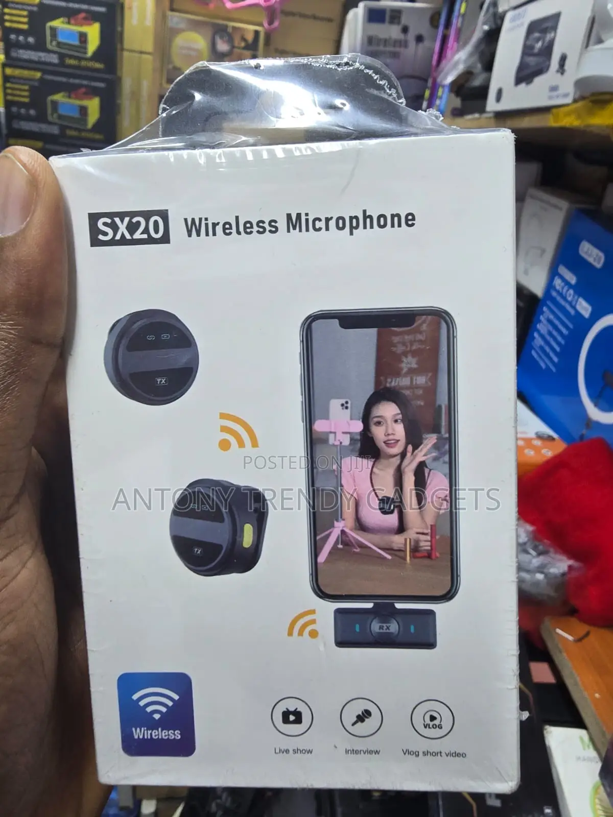 Sx20 Dual Wireless Microphone With Noise Reduction
