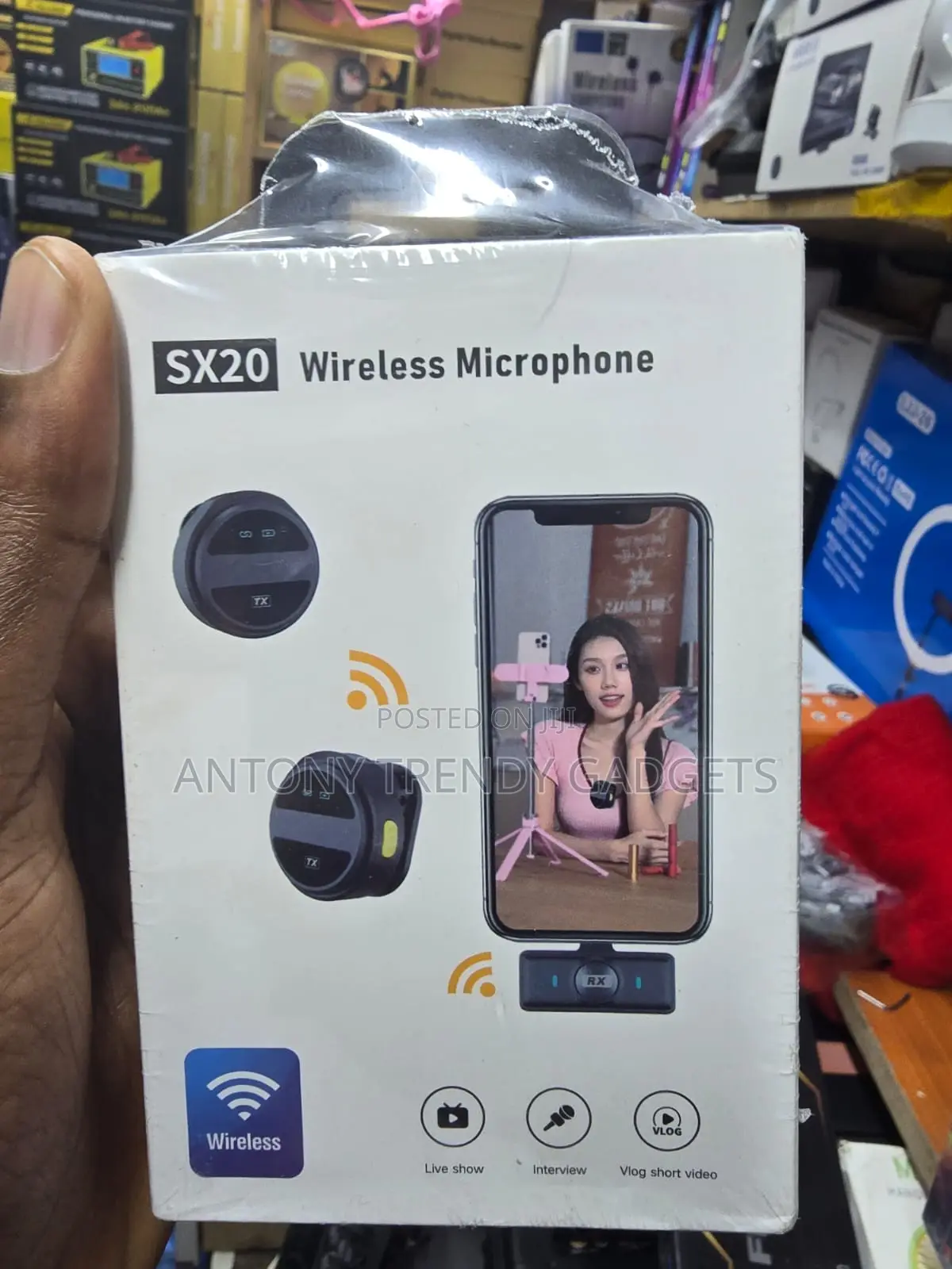 Sx20 Dual Wireless Microphone With Noise Reduction