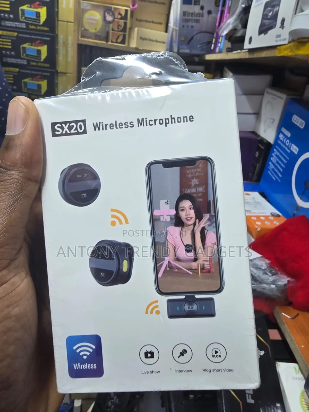 Sx20 Dual Wireless Microphone With Noise Reduction