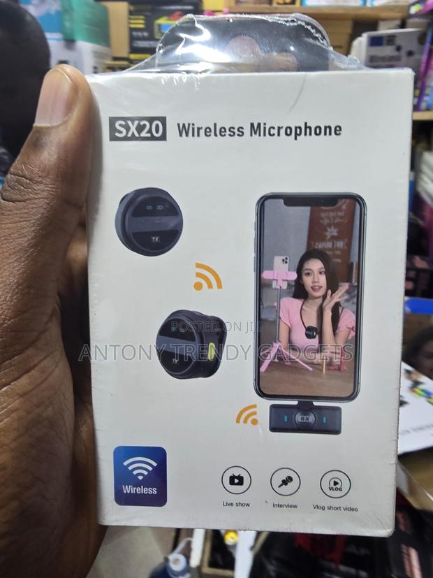Sx20 Professional Wireless Lavalier Mic For Content Creators