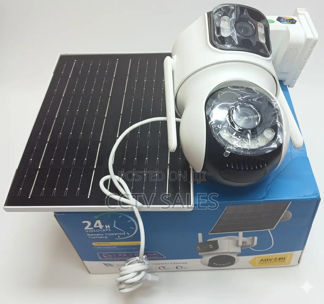 Solar PTZ 4g Security CCTV Camera Icsee 12mp Wireless Outdoor Cam